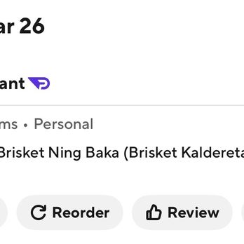 Isla Restaurant - Receipt - Filipino Near Me - Newark, California