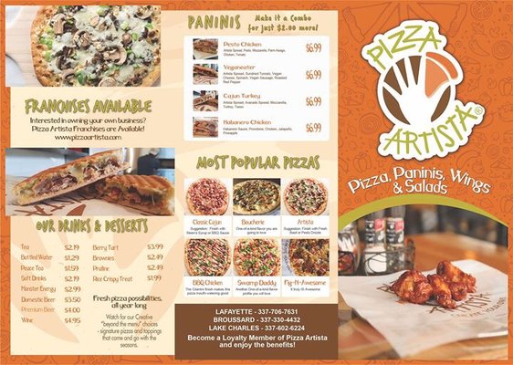 Menu photo 4 Pizza Artista - Broussard Broussard, LA Menu photo 4 Pizza Artista - Broussard Broussard, LA