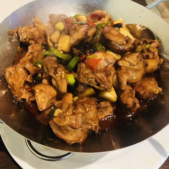 Hunan Bistro - Bone in chicken. Very tasty but with bones, a little difficult to eat - Chinese Near Me - Houston, Texas Hunan Bistro - Bone in chicken. Very tasty but with bones, a little difficult to eat - Chinese Near Me - Houston, Texas