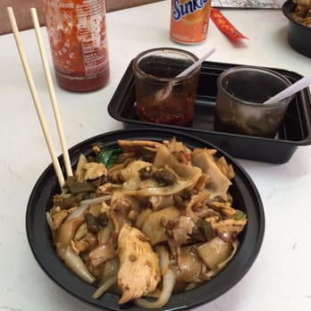 China Boy - Chicken chow foon!  Yummy!  Huge portion, enough for 2.  Classic hole in the wall joint with awesome food! - Asian Fusion Near Me - Washington, DC, District of Columbia