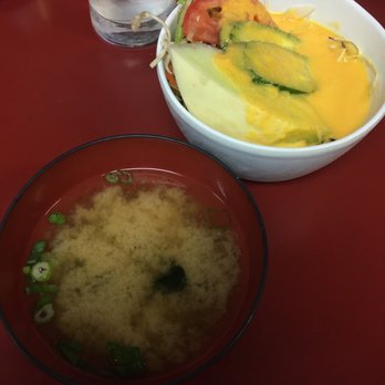 Foo Foo Tei - Miso soup and salad - Tapas/Small Plates Near Me - Hacienda Heights, California