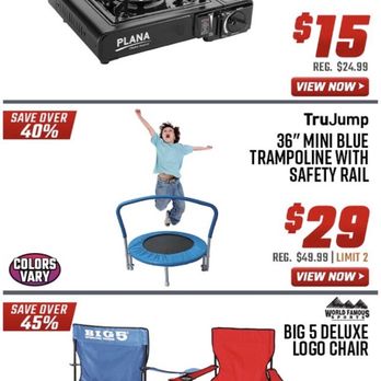 Big 5 Sporting Goods - Really good prices - Sporting Goods Near Me - Reno, Nevada