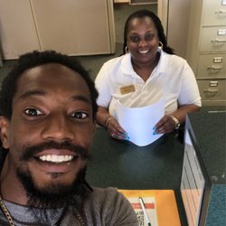 Check'n Go - Miss Juanita and I at check n go Greenacres Florida