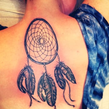 Metamorph Tattoo Studios - My beautiful birthday dreamcatcher designed by Allen.  Just finished on 7/26/14 - Tattoo Near Me - Chicago, Illinois
