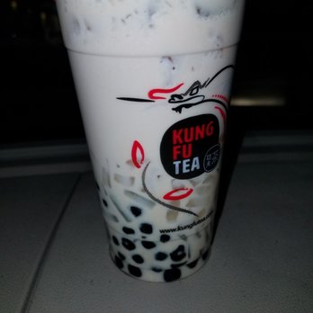 Kung Fu Tea - Cherry Hill - Coconut milk tea with bubbles and nata jelly... - Bubble Tea Near Me - Cherry Hill, New Jersey