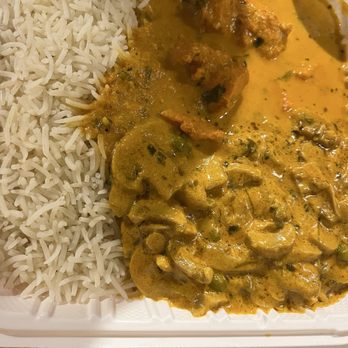 Punjabi Tandoor - Chicken Tikka Masala & Mushroom Masala with Basmati Rice - Indian Near Me - Anaheim, California
