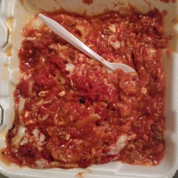 Mike's Pizza - What they call lasagna - Pizza Near Me - Norfolk, Virginia