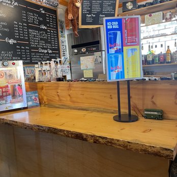 Cafe Zuri - the counter and menus - Coffee & Tea Near Me - Denver, Colorado