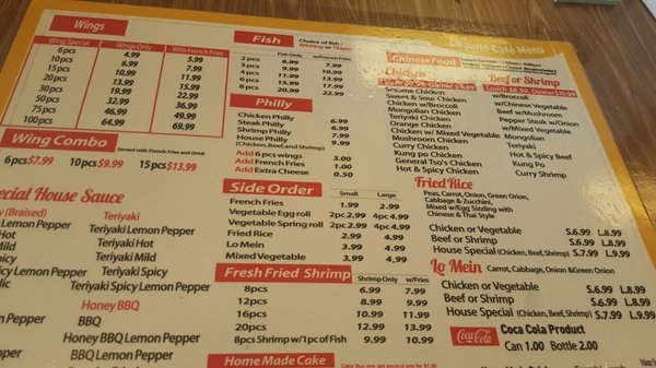 Menu photo 8 Legend Cafe College Park, GA