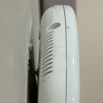 Courtyard by Marriott Cincinnati Downtown - Dust ever? The thermostat was functional, but was pulled from the wall to the point you could see the drywall cut out. - Hotels Near Me - Cincinnati, Ohio