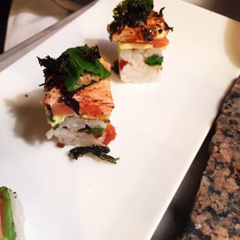 KAI ZAN - Daily Special Salmon Press. The crisp salmon was super delicious! - Asian Fusion Near Me - Chicago, Illinois