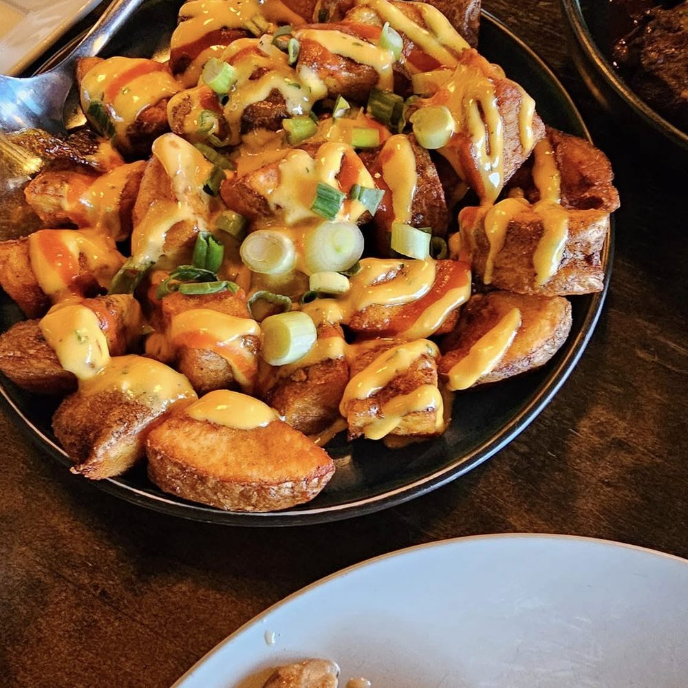 Bodega - patatas bravas
fried potatoes, spicy aioli - Tapas Bars Near Me - Sherwood Park, Alberta Bodega - patatas bravas
fried potatoes, spicy aioli - Tapas Bars Near Me - Sherwood Park, Alberta