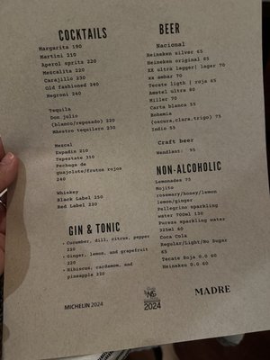 Menu photo 3 Madre Ensenada, BCN