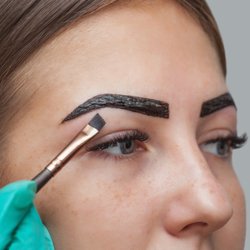 Brow Arc - Cut your morning makeup routine with brow tint. $27 and lasts up to 2 weeks with proper care,