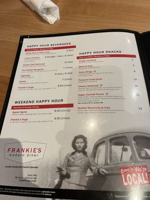 Menu photo 5 Frankie's Modern Diner Victoria, BC Menu photo 5 Frankie's Modern Diner Victoria, BC
