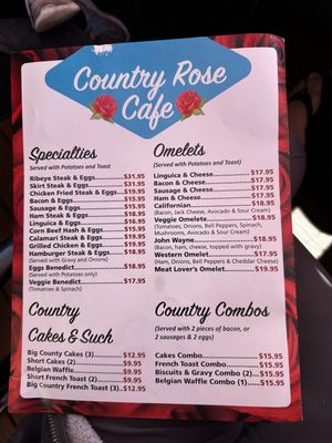 Menu photo 3 Country Rose Cafe Hollister, CA Menu photo 3 Country Rose Cafe Hollister, CA