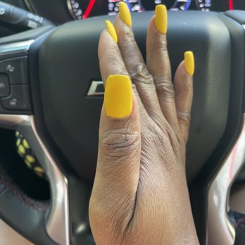 MV Nails and Spa - I don't even know what this shape was supposed to be - Nail Salons Near Me - Baltimore, Maryland