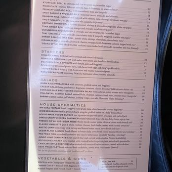 Hillstone Restaurant - Menu - New American Near Me - Bal Harbour, Florida