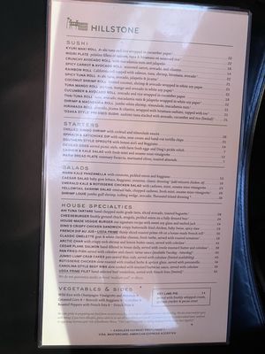 Menu photo 6 Hillstone Restaurant Bal Harbour, FL