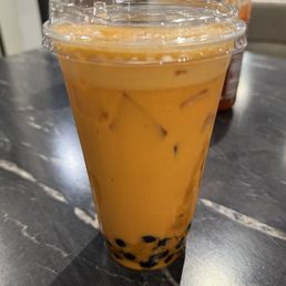 Original Thai Tea with boba Original Thai Tea with boba