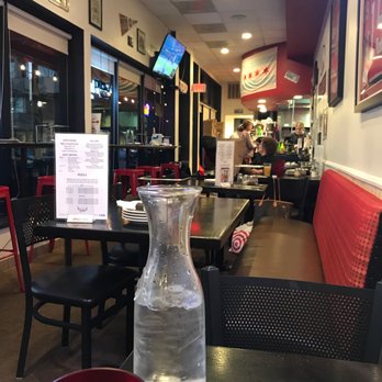 Lefty's Pizza Kitchen - View from the table. - Pizza Near Me - Wilmette, Illinois Lefty's Pizza Kitchen - View from the table. - Pizza Near Me - Wilmette, Illinois