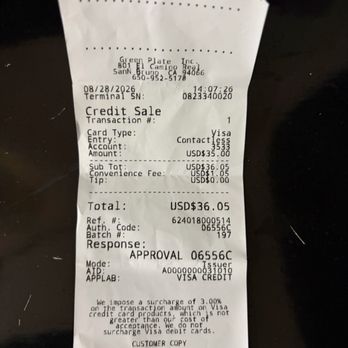 Auto 801 - Receipt - Auto Repair Near Me - San Bruno, California Auto 801 - Receipt - Auto Repair Near Me - San Bruno, California
