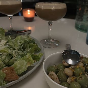 Frannie & The Fox - Caesar Salad and Olives - Italian Near Me - Charleston, South Carolina Frannie & The Fox - Caesar Salad and Olives - Italian Near Me - Charleston, South Carolina
