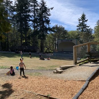 Larrabee State Park - Amphitheater facing from the playground - Parks Near Me - Bellingham, Washington Larrabee State Park - Amphitheater facing from the playground - Parks Near Me - Bellingham, Washington