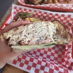 Chicken salad sandwich