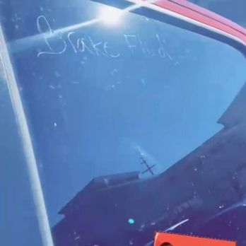 Avis - Clearly written on the rear passenger window on the driver's side. Why didn't the person at the exit catch it??? - Car Rental Near Me - Los Angeles, California
