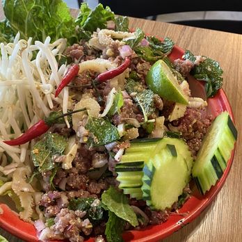 Spicy Joi - Spicy beef larb (raw) - Sandwiches Near Me - Concord, California Spicy Joi - Spicy beef larb (raw) - Sandwiches Near Me - Concord, California