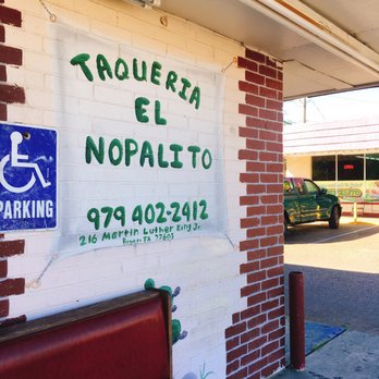 Taqueria El Nopalito - a sign on a building - Mexican Near Me - Bryan, Texas Taqueria El Nopalito - a sign on a building - Mexican Near Me - Bryan, Texas