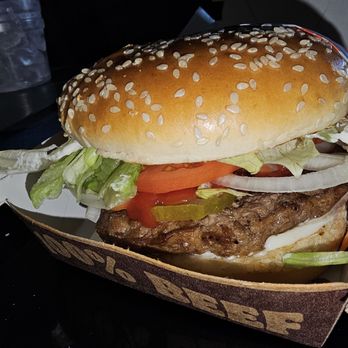 Burger King - Another PERFECT Whopper! They actually even told me that "I Rule!" - Burgers Near Me - North Little Rock, Arkansas