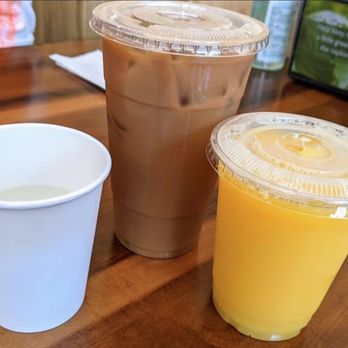 Belly Cake - Iced Coffee/ 16 oz. Pure Orange - Pancakes Near Me - Bayside, New York Belly Cake - Iced Coffee/ 16 oz. Pure Orange - Pancakes Near Me - Bayside, New York
