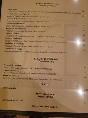 Menu photo 3 Bice Ristorante Orlando Orlando, FL Menu photo 3 Bice Ristorante Orlando Orlando, FL
