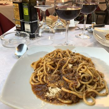 Trattoria Toscana dal 1976 - Pasta with wild boar ragu - Tuscan Near Me - Pisa, PI