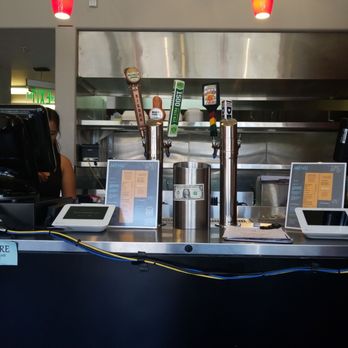 Project Burger - beer taps right at the register - American Near Me - Alameda, California Project Burger - beer taps right at the register - American Near Me - Alameda, California
