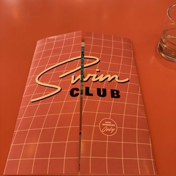 Swim Club - Menu - American Near Me - Austin, Texas