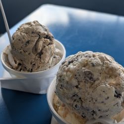 Unbothered Scoops - Pirates Treasure and Oatmeal Cookie Craving Oatmeal Cookie Crunch and Caramel Cheesecake Cookie Monster