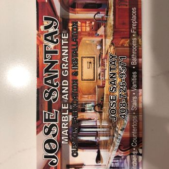 Jose Santay Marble and Granite - Business card - Countertop Installation Near Me - San Jose, California Jose Santay Marble and Granite - Business card - Countertop Installation Near Me - San Jose, California