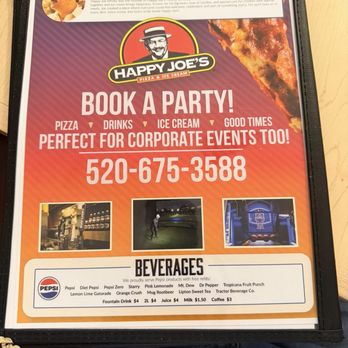 Happy Joe's - Menu - Pizza Near Me - Oro Valley, Arizona Happy Joe's - Menu - Pizza Near Me - Oro Valley, Arizona