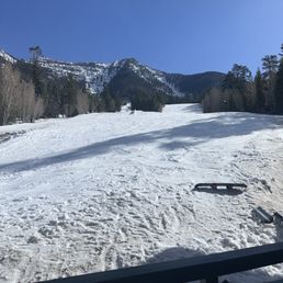 Empty ski/ride area for the last weekend of the year. Empty ski/ride area for the last weekend of the year.