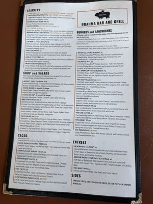 Menu photo 3 Brahma Bar and Grill Fair Oaks, CA