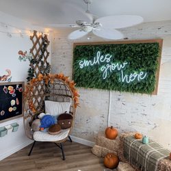 Grin Garden Kids Dental and Orthodontics - Waiting area, so festive and welcoming!