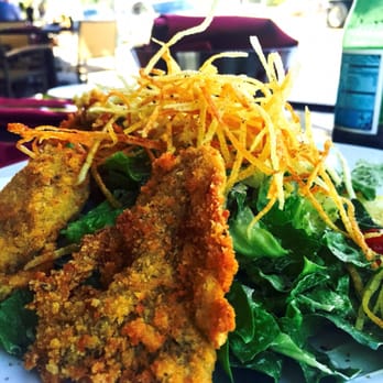 Opal - Here is my salad took photo fast  So yummy could not wait to eat - Seafood Near Me - Santa Barbara, California