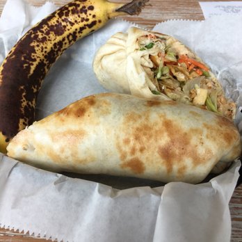 Tropical Smoothie Cafe - I don't know what is more wilted, my banana or the vegetables in my Thai chicken wrap?!? - Juice Bars & Smoothies Near Me - Memphis, Tennessee Tropical Smoothie Cafe - I don't know what is more wilted, my banana or the vegetables in my Thai chicken wrap?!? - Juice Bars & Smoothies Near Me - Memphis, Tennessee