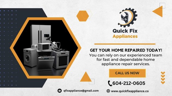 Washer and Dryer repaire - QuickFix is the premier appliance repair company in the area that provides fast, friendly, and professional service. From major appliances to small ones, our technicians are experienced and knowledgeable in all aspects of repair and installation.
We've been around for quite some time, and therefore our exceptional services have earned us a stellar reputation among our peers.
*We fix all appliances!
Fridge,Stove,Washer,Dryer and dishwasher,*
We also offer a 100% satisfaction guarantee on all of our work so you can be sure to get the results you desire! In short, our goal is to provide you with the best possible service so that you can keep your home running smoothly. Washer and Dryer repaire - QuickFix is the premier appliance repair company in the area that provides fast, friendly, and professional service. From major appliances to small ones, our technicians are experienced and knowledgeable in all aspects of repair and installation.
We've been around for quite some time, and therefore our exceptional services have earned us a stellar reputation among our peers.
*We fix all appliances!
Fridge,Stove,Washer,Dryer and dishwasher,*
We also offer a 100% satisfaction guarantee on all of our work so you can be sure to get the results you desire! In short, our goal is to provide you with the best possible service so that you can keep your home running smoothly.