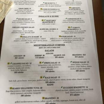 Calabrese - Menu - Italian Near Me - Southlake, Texas