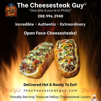 The Cheesesteak Guy - Our newest addition to The Cheesesteak Guy expanding menu offerings! The Open-Face Stuffed Cheesesteak! - Cheesesteaks Near Me The Cheesesteak Guy - Our newest addition to The Cheesesteak Guy expanding menu offerings! The Open-Face Stuffed Cheesesteak! - Cheesesteaks Near Me