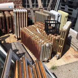 PACA Architectural Salvage - So many radiators!